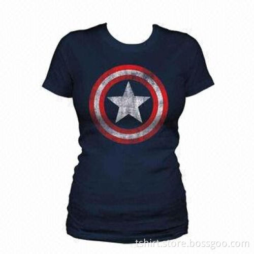 Women's Summer T-shirt, Made of Cotton